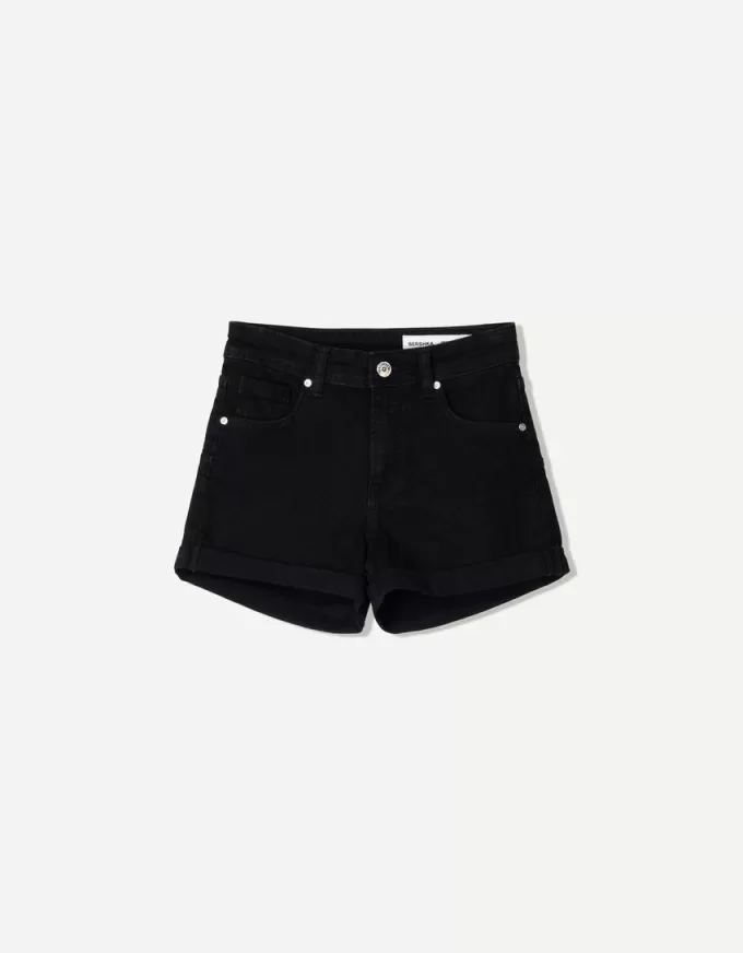 Roll-up jeansshorts