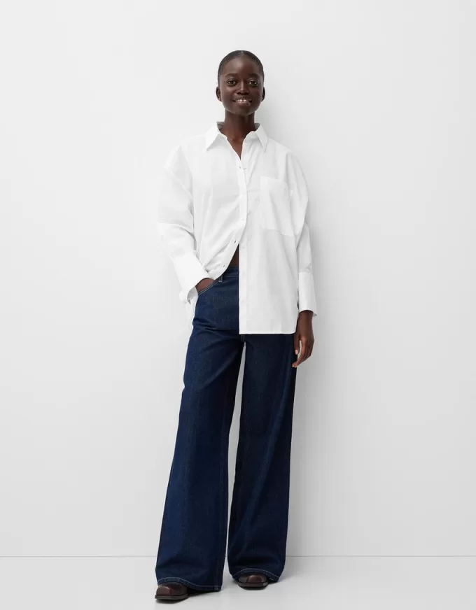 Rustik oversize långärmad skjorta Rustik oversize långärmad skjorta