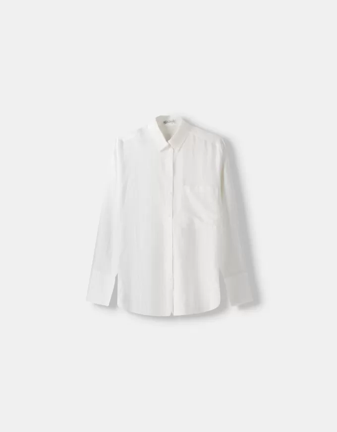 Rustik oversize långärmad skjorta Rustik oversize långärmad skjorta