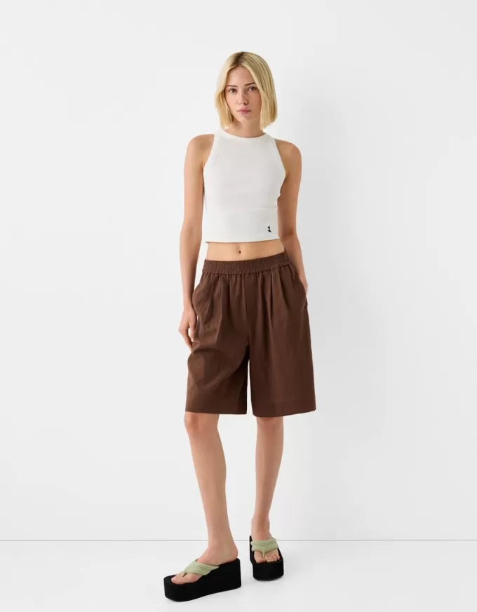 Rustika bermudashorts i bomull Rustika bermudashorts i bomull