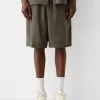 Rustika bermudashorts med vida ben Rustika bermudashorts med vida ben