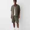 Rustika bermudashorts med vida ben Rustika bermudashorts med vida ben