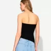 Rynkad bandeau topp Rynkad bandeau topp