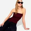 Rynkad bandeau topp Rynkad bandeau topp