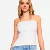 Rynkad bandeau topp