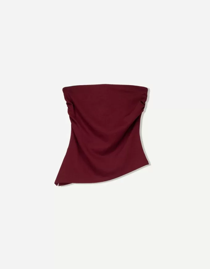 Rynkad bandeau topp Rynkad bandeau topp