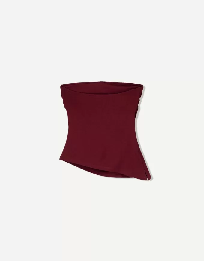 Rynkad bandeau topp Rynkad bandeau topp