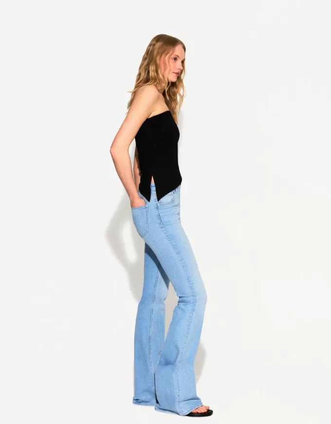Rynkad bandeau topp Rynkad bandeau topp