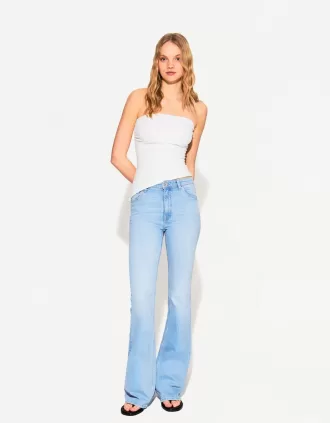 Rynkad bandeau topp