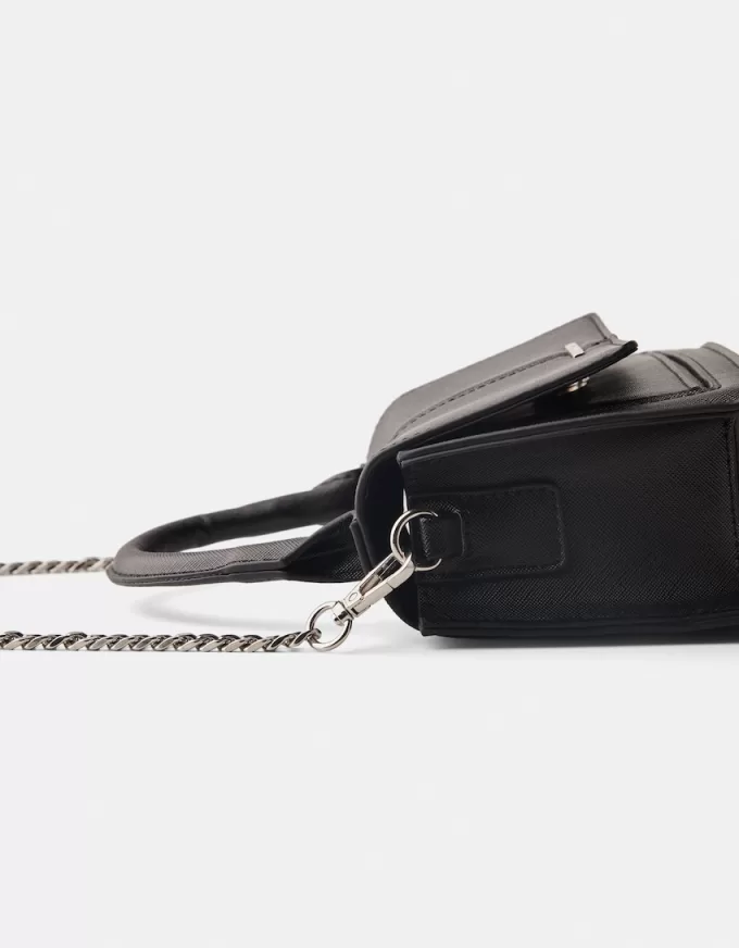 Saffiano crossbody-väska