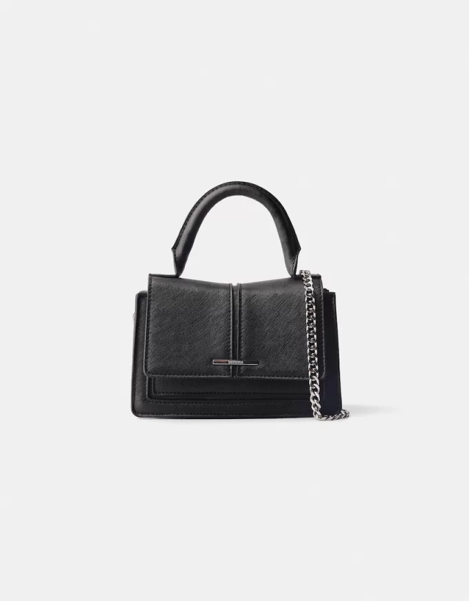 Saffiano crossbody-väska