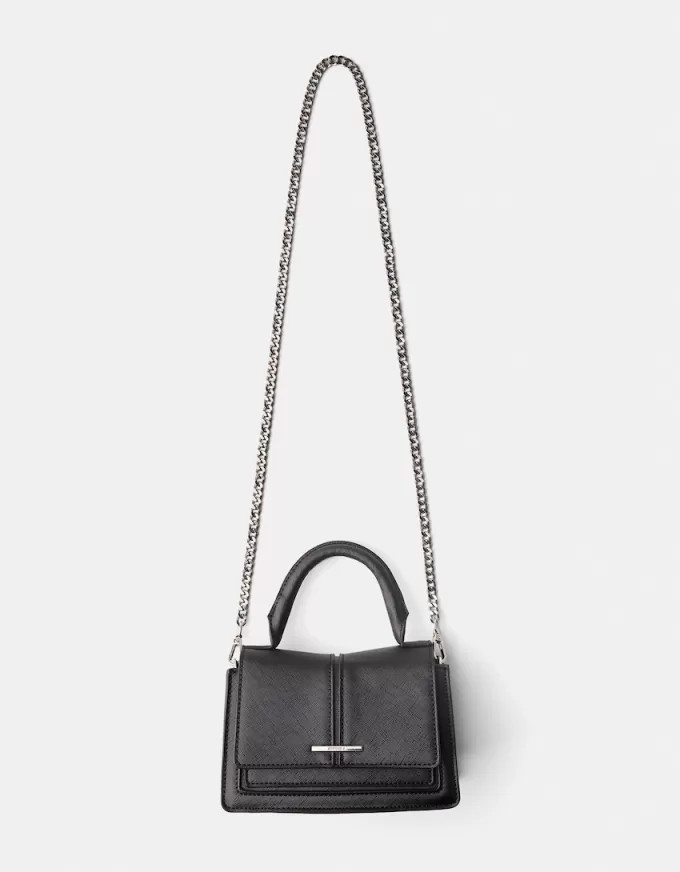 Saffiano crossbody-väska
