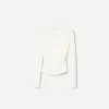 Samlad långärmad T-shirt
