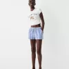 Shorts med elastisk midjedetaljer Shorts med elastisk midjedetaljer