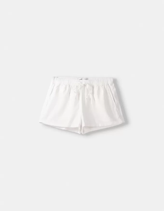 Shorts med elastisk midjedetaljer Shorts med elastisk midjedetaljer