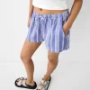 Shorts med elastisk midjedetaljer Shorts med elastisk midjedetaljer