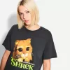 Shrek-tryckt kortärmad T-shirt
