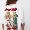 Shrek-tryckt kortärmad T-shirt