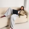 Skater sneakers i läder