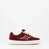 Skater sneakers i läder