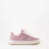 Skatersneakers i delat läder Skatersneakers i delat läder