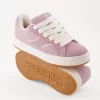 Skatersneakers i delat läder Skatersneakers i delat läder
