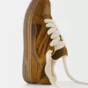 Skatersneakers i delat läder Skatersneakers i delat läder