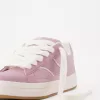 Skatersneakers i delat läder Skatersneakers i delat läder