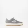 Skatersneakers i delat läder Skatersneakers i delat läder