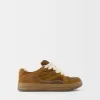 Skatersneakers i delat läder Skatersneakers i delat läder