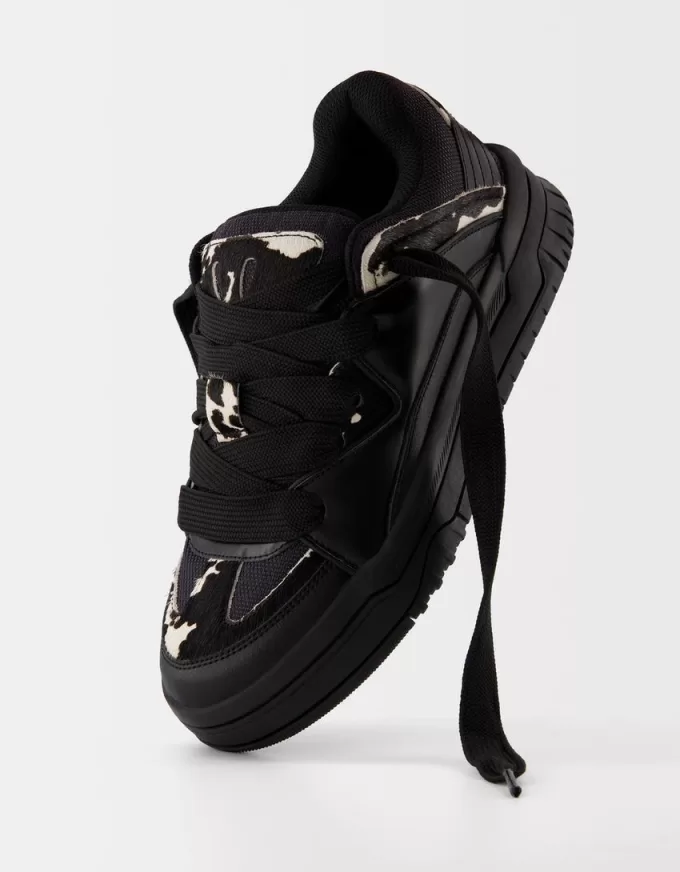Skatersneakers med djurtryck Skatersneakers med djurtryck