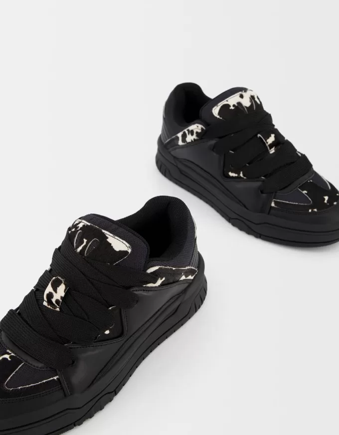 Skatersneakers med djurtryck Skatersneakers med djurtryck