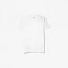 Slim-fit kortärmad T-shirt med sömmar Slim-fit kortärmad T-shirt med sömmar