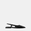 Slingback ballerinor med spetsig tå Slingback ballerinor med spetsig tå