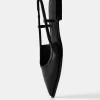 Slingback ballerinor med spetsig tå Slingback ballerinor med spetsig tå