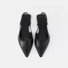 Slingback ballerinor med spetsig tå Slingback ballerinor med spetsig tå