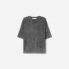 Sliten kortärmad T-shirt Sliten kortärmad T-shirt