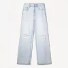 Slitna 90-talsjeans med vida ben Slitna 90-talsjeans med vida ben