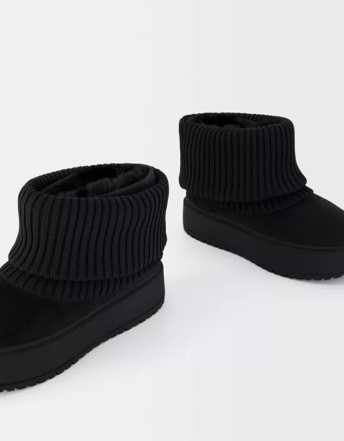 Sock plattform ankelboots Sock plattform ankelboots
