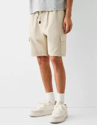 Soft cargo Bermuda joggingbyxor