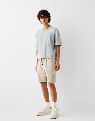 Soft cargo Bermuda joggingbyxor