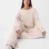 Soft touch asymmetrisk tröja med hals Soft touch asymmetrisk tröja med hals
