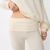 Soft touch asymmetrisk tröja med hals
