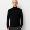 Stickad turtleneck tröja Stickad turtleneck tröja