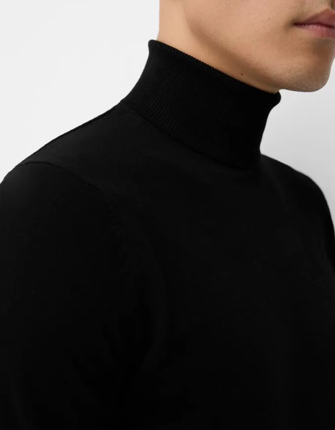 Stickad turtleneck tröja Stickad turtleneck tröja