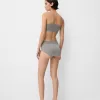 Stickade minishorts i metall Stickade minishorts i metall