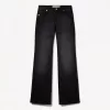 Stövelskurna jeans med låg midja Stövelskurna jeans med låg midja