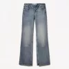Stövelskurna jeans med låg midja