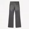 Stövelskurna jeans med låg midja Stövelskurna jeans med låg midja