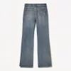 Stövelskurna jeans med låg midja
